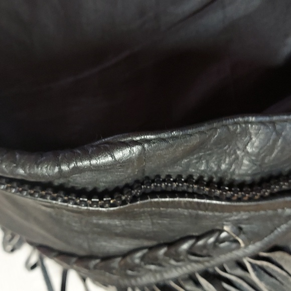 Vintage Ladies Leather Motorcycle Jacket - Picture 4 of 7